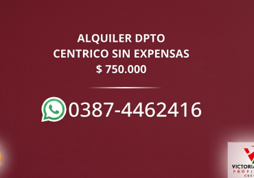 DPTO. ZONA CENTRO - SALTA CAPITAL